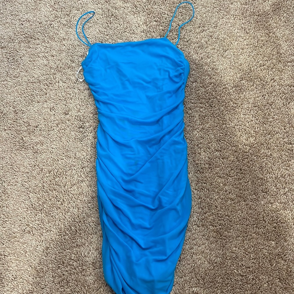 brand new blue hoco dress from hello molly